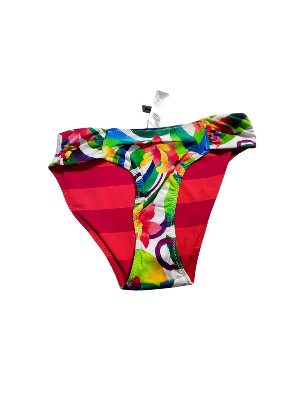 Tommy Bahama Womens Tropical Blooms Reversible Hipster Bikini Bottom Size Small